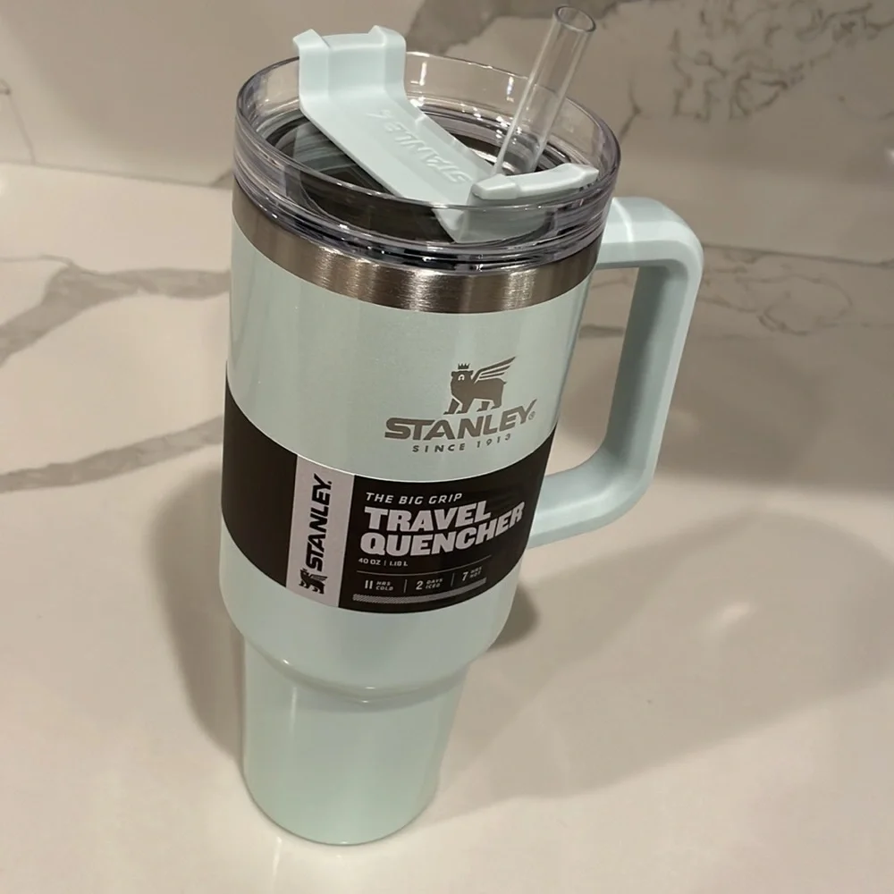 Stanley - SPEARMINT PEARLESCENT 40 oz. Adventure Quencher Tumbler (Mint) - NWT!